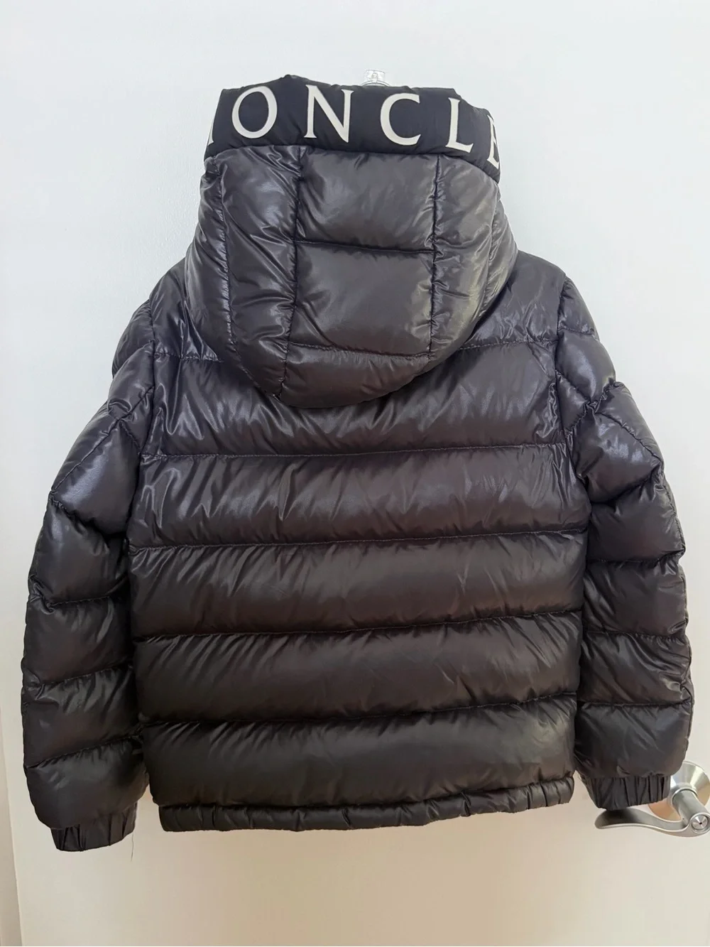 Authentic Moncler Quilted Puffer Jacket with Hood for Kids
